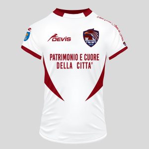 Maglia bianca Tivoli calcio personalizzata