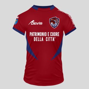 Maglia amaranto Tivoli calcio personalizzata